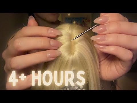 Intense Scalp Check ✧* (Plucking, Scratching, Massage) [ASMR] Compilation