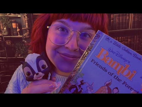 ASMR Sleepy Bambi Triggers 🦨🦌🌸( tapping, hushed singing, inaudible whispers)