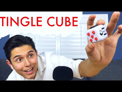 TINGLE CUBE WILL PUT YOU TO SLEEP! (Tapping, Sliding, Clicking, Switching, & Whispering Sounds!)