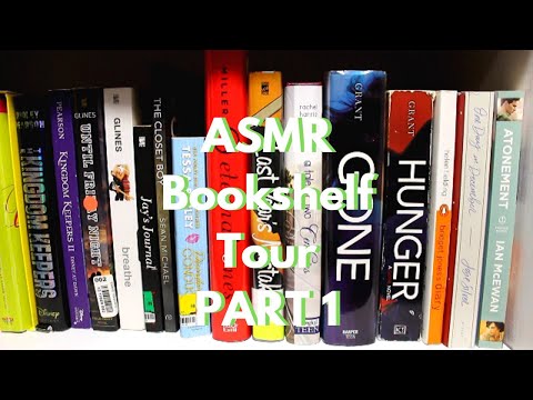 ASMR Bookshelf Tour (PART 1)