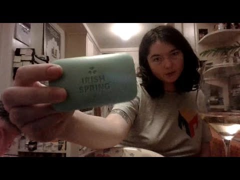ASMR SUDSY Soap Play | Washing my Hands | Mic rubbing | whispered, wet sounds