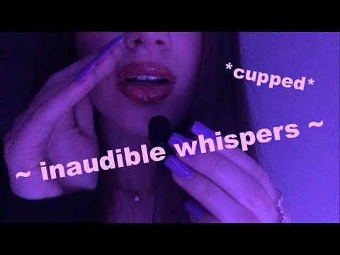 ASMR | Cupped inaudible chatty whispering | Lo-fi | 30 minutes 🌛🔮