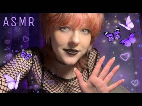 Purple ASMR Triggers | Gum Chewing, Tapping, and Rambling