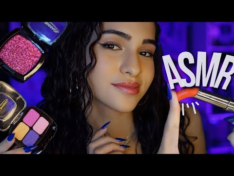 ASMR MAKE FAKE - TE MAQUIANDO DELICADAMENTE ATÉ VOCÊ DORMIR ☁️💤