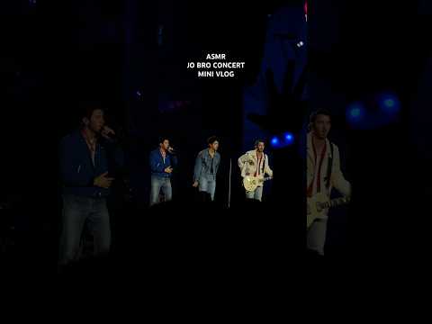 ASMR JONAS BROS CONCERT MINI VLOG #asmr #asmrvideos #whispering #voiceover #vlog