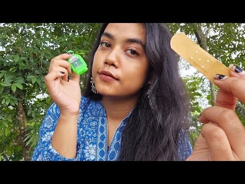 ASMR HINDI- Elder Sister Doing Your First-Aid 🩹