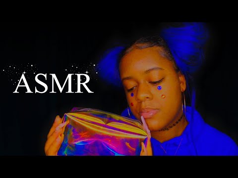 ASMR - PURSE/BAG SCRATCHING & TAPPING 👛✨👝 + WHISPERED RAMBLES ♡