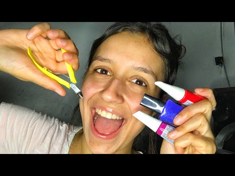 Asmr: manicure fofoqueira fazendo sua unha 💅| com voz dupla