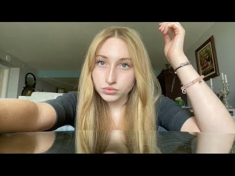 ASMR hair brushing + scalp scratching 🎀