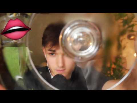 fishbowl effect ASMR (inaudible mouth + whispers)