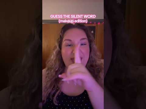 #asmr #guessthesilentword