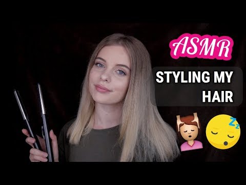 ASMR Styling My Hair - Brushing, Tapping & Whispers