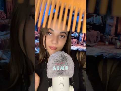Hair brushing 🪮#asmr #hsyasmr #recommendations #tingles #relax #asmrsounds #asmrvideo #relaxing