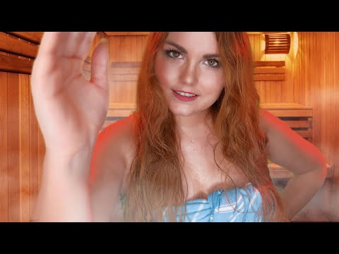 ASMR Hot Sauna Massage 🔥 Realistische Feuergeräusche & Öl-Massage (Spa Roleplay Deutsch)