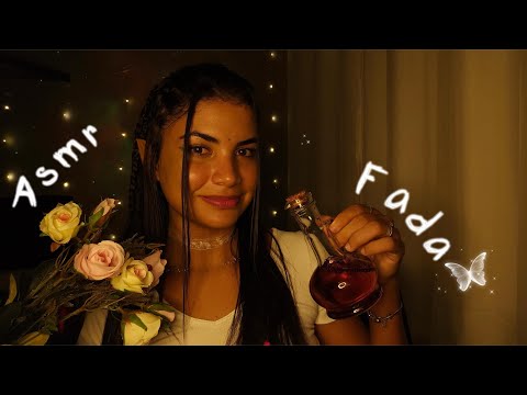 ASMR Fada do Reino Élfico conhece sua história e cuida de você | Especial 10k 🧚💜