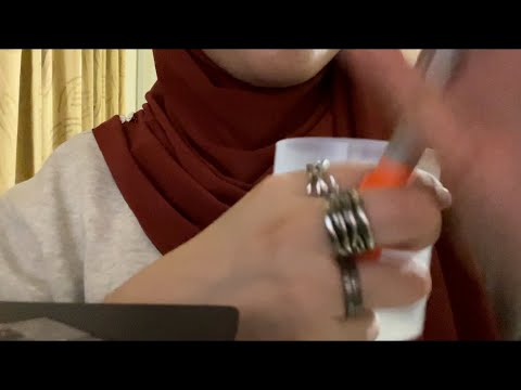 ASMR | Coffee Shop Roleplay (Slow ASMR, Writing sounds, keyboard, asking questions)