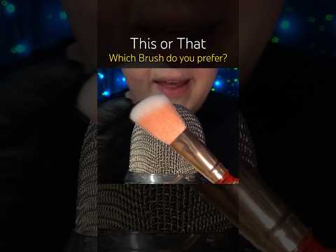 Which Brush do you prefer? 🤍 #asmr