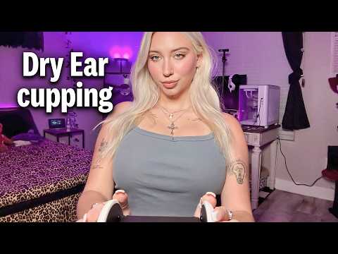 ASMR Dry Ear-To-Ear cupping, rubbing and tapping sounds!