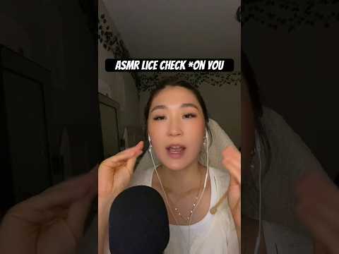 ASMR Layered Sounds Lice Check Tingless 🙉✨✨ #asmrtingles #asmr #asmrscalpcheck