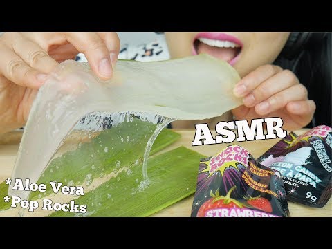 ASMR ALOE VERA *MOST DISGUSTING YET POPULAR + POP ROCKS (CRACKLING SOUNDS) NO TALKING | SAS-ASMR