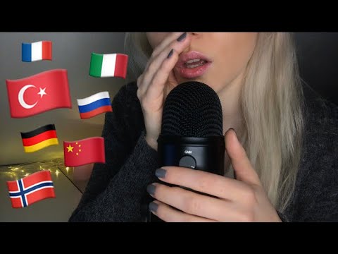 ASMR - Saying „ Good Night “ In  Different Languages #17