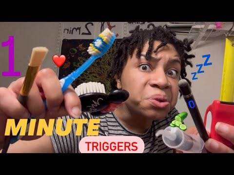 ASMR - Quick One Minute Triggers