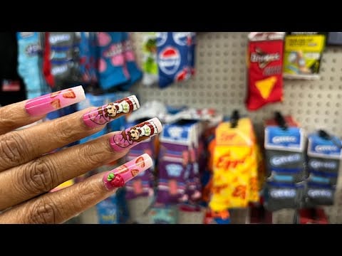 PUBLIC ASMR IN DOLLAR TREE | Camera Scratching, Tapping, Lofi, Whispers & More 