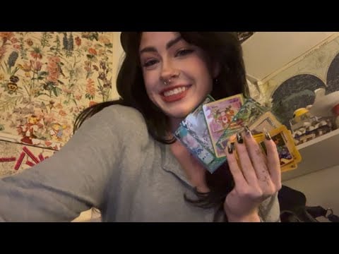 ASMR new pokemon cards!!