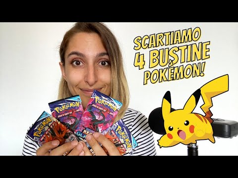 NUOVO SPACCHETTAMENTO CARTE POKÉMON SUPER FORTUNATO! SCARTO 4 BUSTINE! | Whispering | ASMR ITA