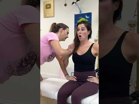 Shockingly Satisfying Back Cracks  #asmr #chiropractor