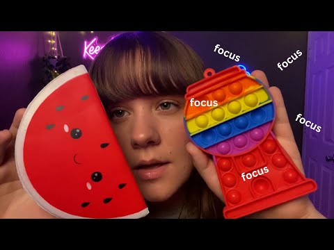 Fast ASMR For ADHD🍉(fast-paced, focus games, personal attention)
