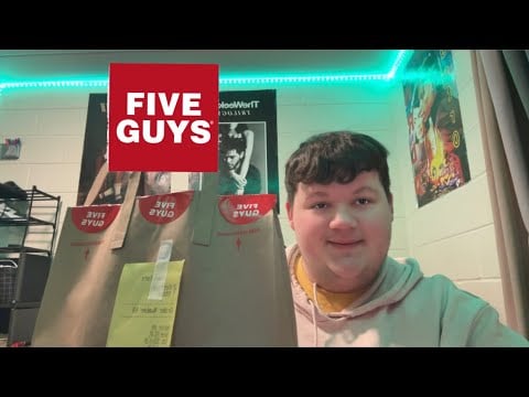 ASMR | Five Guys Mukbang 🍟🍔