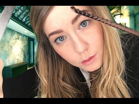 Hermione Granger Hair Wash & Cut Ron's Hair Cosplay! | ASMR British Accent