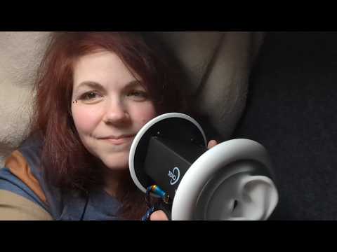 ASMR - Ear Cleaning Tools and Ear Touching in THE BOX - Soft Spoken and Whispered Rambling