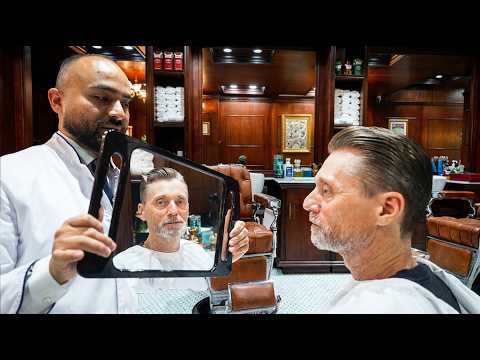 💈 This Classic Barbershop Delivered An Elegant Slickback Haircut | Barbería de San Pedro 🇲🇽