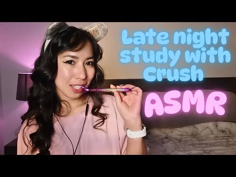Studying with your crush ASMR Roleplay 🫦