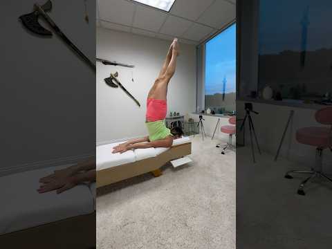 Half-Locust Practice🧘‍♀️ #flexible HUGE FOOT ANGLE 😅