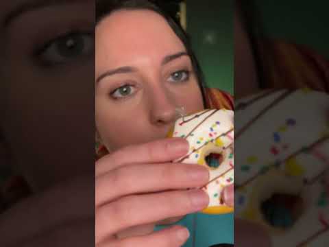 ASMR Christmas Donut Ornament #asmrvideo #asmrcommunity #asmrsounds #asmrsleep #relax #tingles