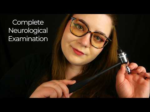 Complete Neurological Examination (Cranial Nerves, Sensory Exam, Cognition Tests) 🩺 ASMR Medical RP
