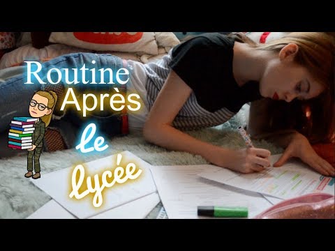 GRWM: Routine du soir après le lycée! ♡