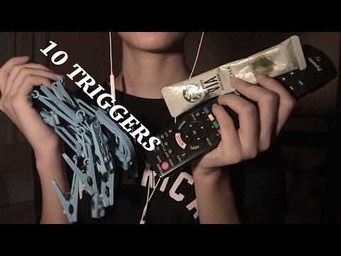 ASMR 10 Things 10 Triggers in 10 Minutes | ฟังเพลินๆกันก่อนนอนนะคะ