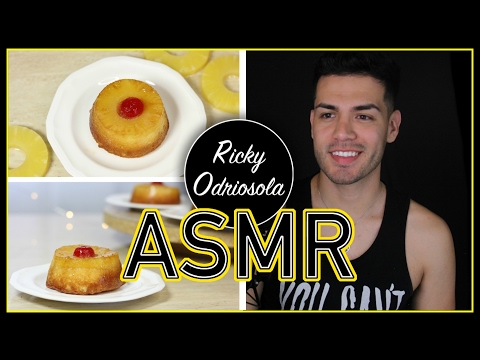 ASMR - Baking Mini Pineapple Upside Down Cakes (Male Whisper for Relaxation & Sleep)