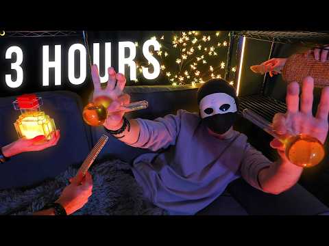 Over 3 Hours of Pure Layered ASMR Sounds And Triggers For Deep Sleep