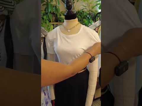 Classy & Elegant Scarf Fitting, full video in my channel! #asmr  #styling  #fixing #adjustment #fyp