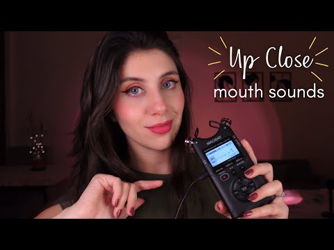 ASMR • Super Up Close Mouth Sounds & ear-to-ear