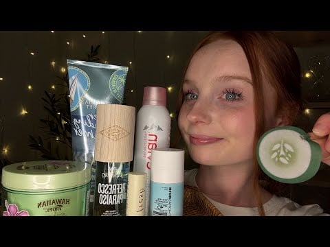  ASMR Tropical Spa 🥥🫧🐠 (personal attention, hair brushing, layered sounds)