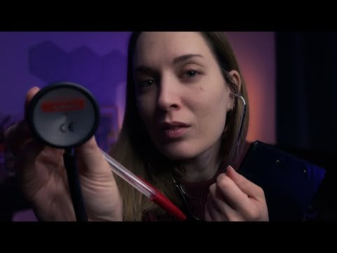 ASMR : Emergency Room Registration & Initial Check To Fall Asleep – Medical Roleplay