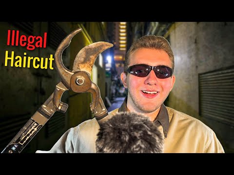 ASMR ILLEGAL Haircut Roleplay