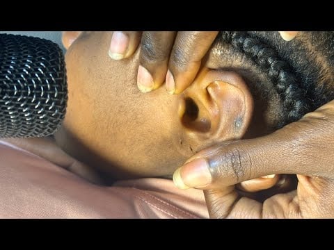 ASMR EAR CLEANING AND PICKING FOR QUICK SLEEP WITH A LOT OF TRIGGERS