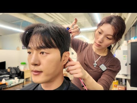ASMR 잠이 오는 가위 소리, 커트 장인의 헤어컷